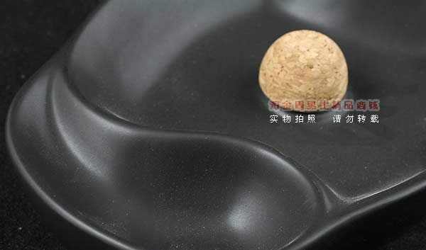 香港西格玛骨瓷双斗烟灰缸-3