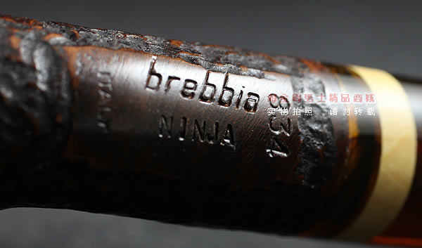 进口烟具 正品意大利brebbia芭比石楠木烟斗 六件套装忍者粗面834-9