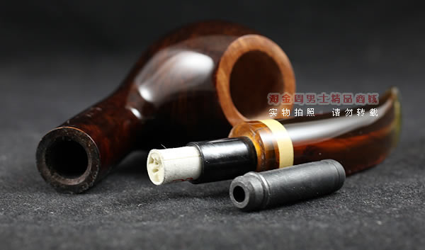 进口烟具 正品意大利brebbia芭比石楠木烟斗 六件套装忍者棕色834-7