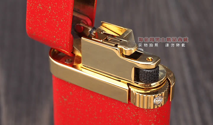 日本皇冠Im Corona烟斗专用打火机和金镀金水晶桂冠限量版-5