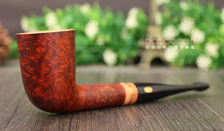 进口烟具 法国CHACOM CC石楠木烟斗 五件套装ALPINA 棕红哑光32-1