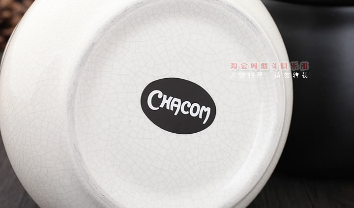 原装进口 法国CC CHACOM 陶瓷保湿罐 烟丝罐-4