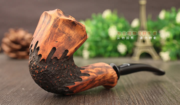 丹麦Erik Nording石楠木手工烟斗 SIGNATURE SMOOTH 原木87-1