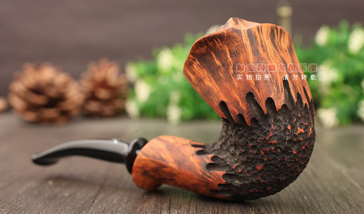 丹麦Erik Nording石楠木手工烟斗 SIGNATURE SMOOTH 原木87-2