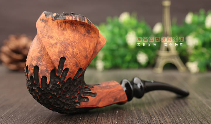 丹麦Erik Nording石楠木手工烟斗 SIGNATURE SMOOTH 原木88-1