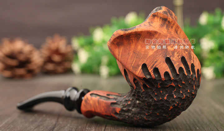 丹麦Erik Nording石楠木手工烟斗 SIGNATURE SMOOTH 原木88-2