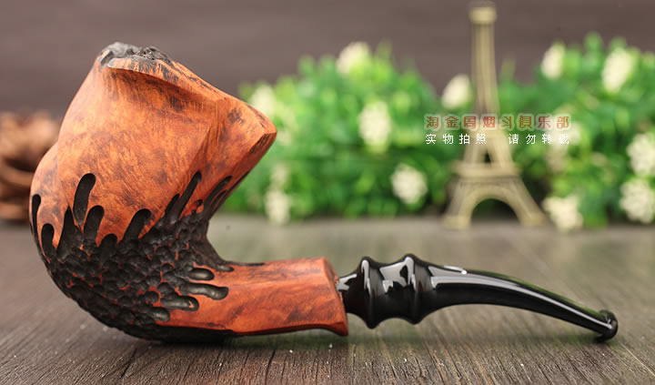 丹麦Erik Nording石楠木手工烟斗 SIGNATURE SMOOTH 原木88-3