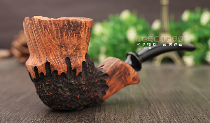 丹麦Erik Nording石楠木手工烟斗 SIGNATURE SMOOTH 原木91-1