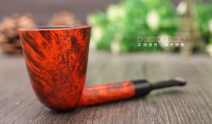 意大利 Vitale维塔莱石楠木烟斗 酒红光面01-1