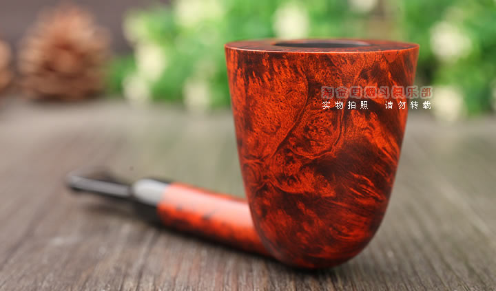 意大利 Vitale维塔莱石楠木烟斗 酒红光面01-2