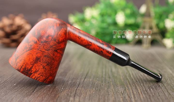 意大利 Vitale维塔莱石楠木烟斗 酒红光面01-4