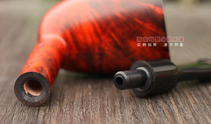 意大利 Vitale维塔莱石楠木烟斗 酒红光面01-6