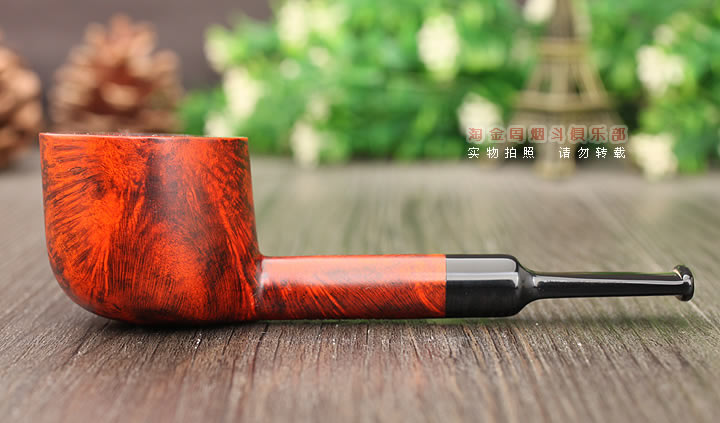意大利 Vitale维塔莱石楠木烟斗 酒红光面02-3