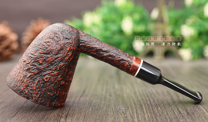 意大利 Vitale维塔莱石楠木烟斗 棕色喷砂02-4