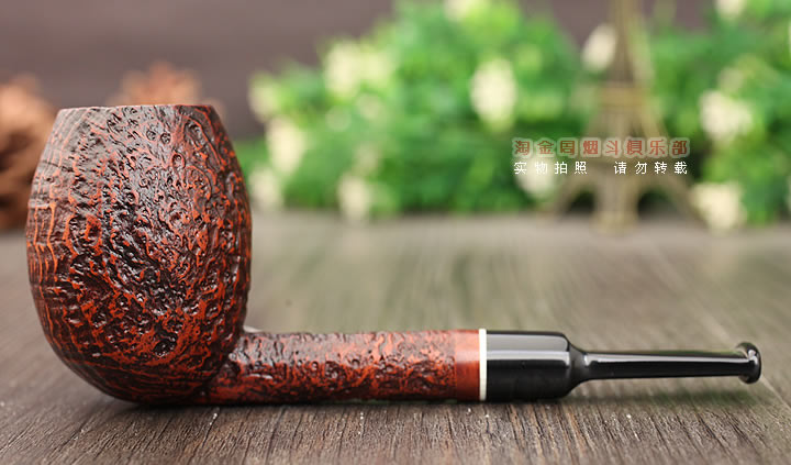 意大利 Vitale维塔莱石楠木烟斗 棕色喷砂03-3