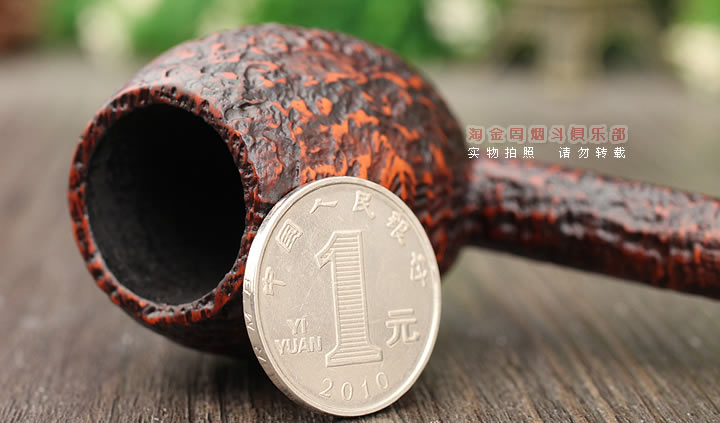 意大利 Vitale维塔莱石楠木烟斗 棕色喷砂03-5