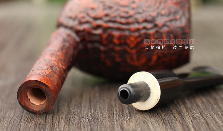 意大利 Vitale维塔莱石楠木烟斗 棕色喷砂03-6