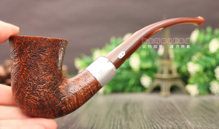 法国CHACOM CC石楠木烟斗 五件套 CHAMBORD 棕色麻面-8