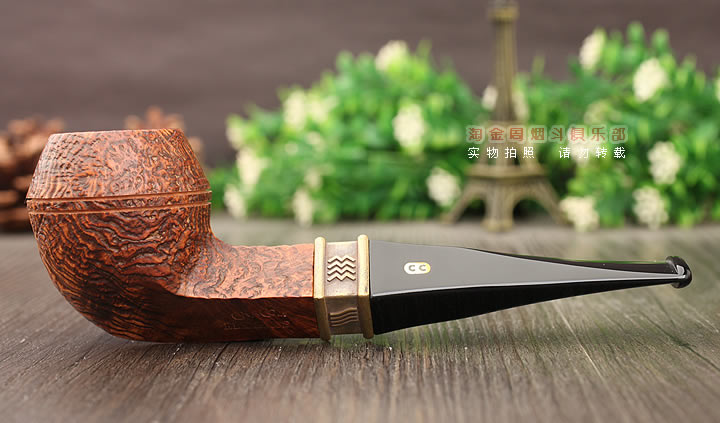 法国CHACOM CC石楠木烟斗 五件套 ELEMENTS元素斗 棕色麻面390-3