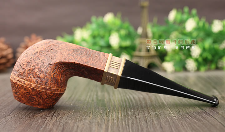 法国CHACOM CC石楠木烟斗 五件套 ELEMENTS元素斗 棕色麻面390-4