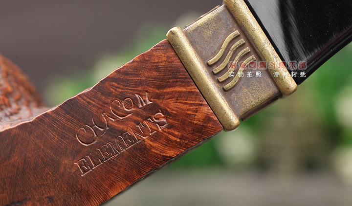 法国CHACOM CC石楠木烟斗 五件套 ELEMENTS元素斗 棕色麻面390-7