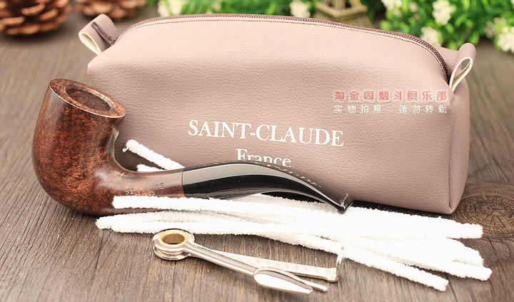 法国CHACOM CC石楠木烟斗 POCHETTE ST CLAUDE 圣克劳德套装斗T2-1