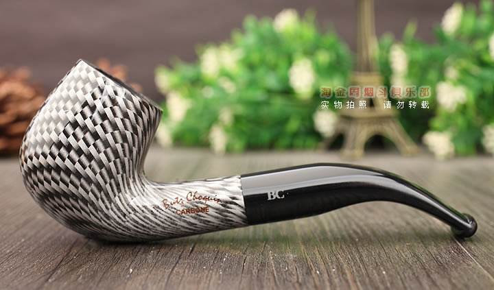 法国butz choquin BC 石楠木烟斗 CARBONE碳纤维 1304-3