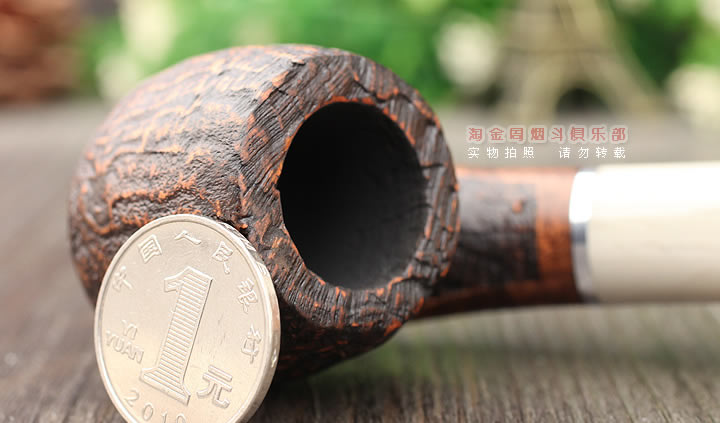 法国butz choquin BC 石楠木烟斗 PLOGOFF 麻面1320-5