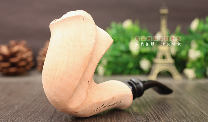 丹麦Erik Nording石楠木手工烟斗 SIGNATURE SMOOTH 原木93-1