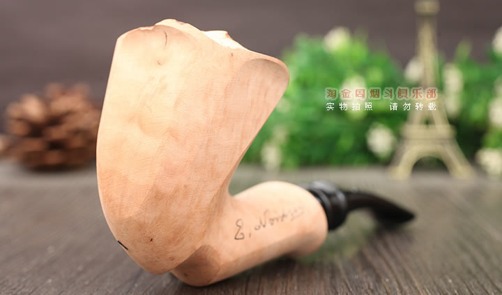 丹麦Erik Nording石楠木手工烟斗 SIGNATURE SMOOTH 原木94-1