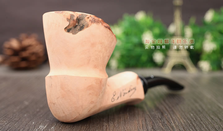丹麦Erik Nording石楠木手工烟斗 SIGNATURE SMOOTH 原木95-1