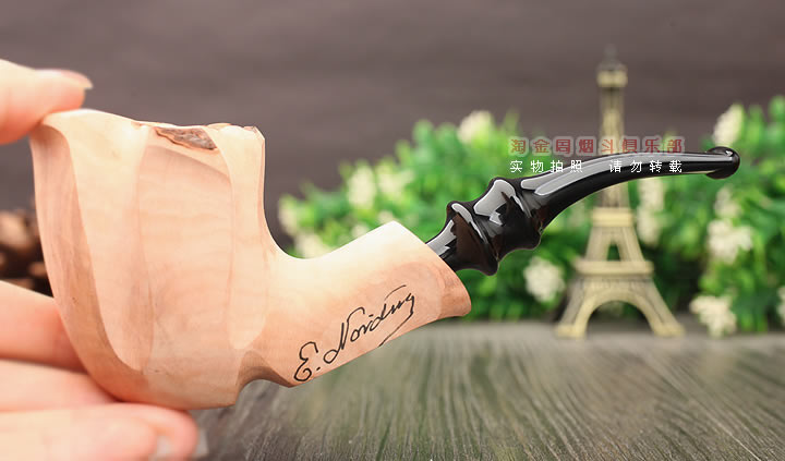 丹麦Erik Nording石楠木手工烟斗 SIGNATURE SMOOTH 原木96-7