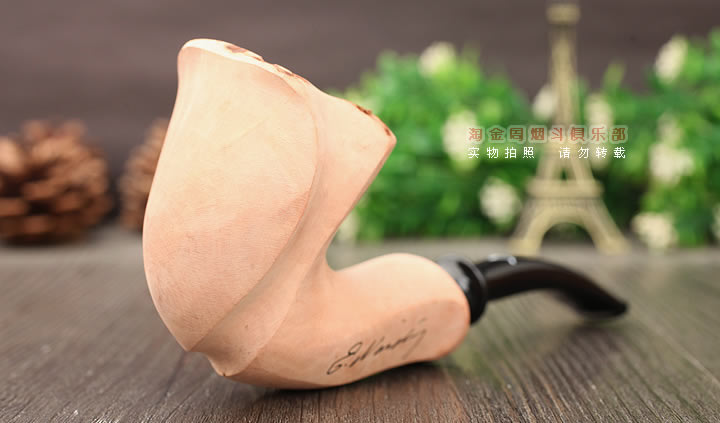 丹麦Erik Nording石楠木手工烟斗 SIGNATURE SMOOTH 原木97-1