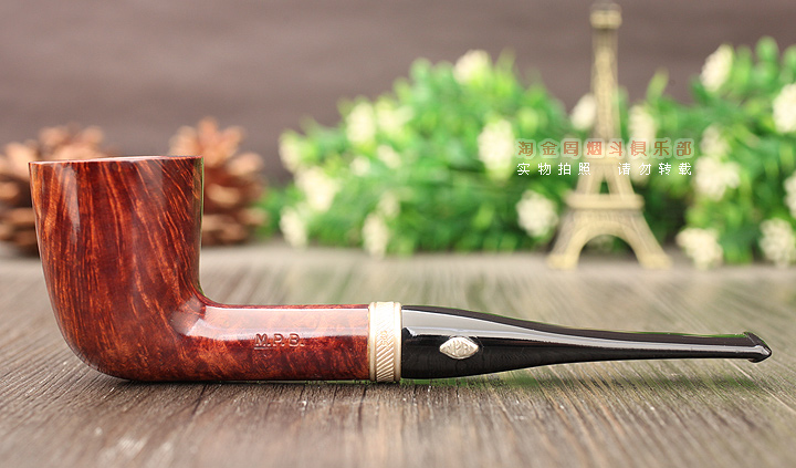 意大利芭比brebbia石楠木烟斗 925银圈竞争斗 MPB NOCE 4001-3