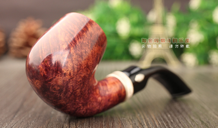 意大利芭比brebbia石楠木烟斗 925银圈竞争斗 MPB NOCE 6006-1