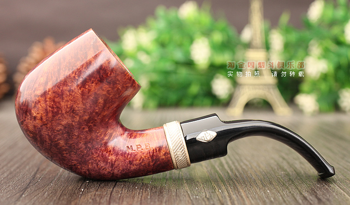 意大利芭比brebbia石楠木烟斗 925银圈竞争斗 MPB NOCE 6006-3