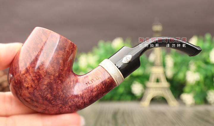 意大利芭比brebbia石楠木烟斗 925银圈竞争斗 MPB NOCE 6006-9