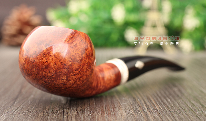 意大利芭比brebbia石楠木烟斗 925银圈竞争斗 MPB NOCE 601-1