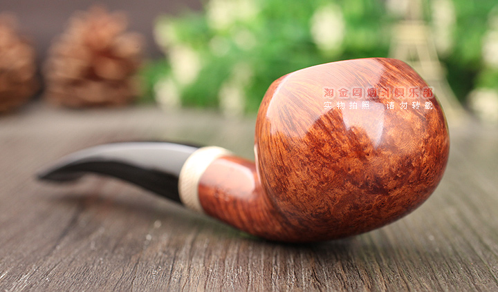 意大利芭比brebbia石楠木烟斗 925银圈竞争斗 MPB NOCE 601-2
