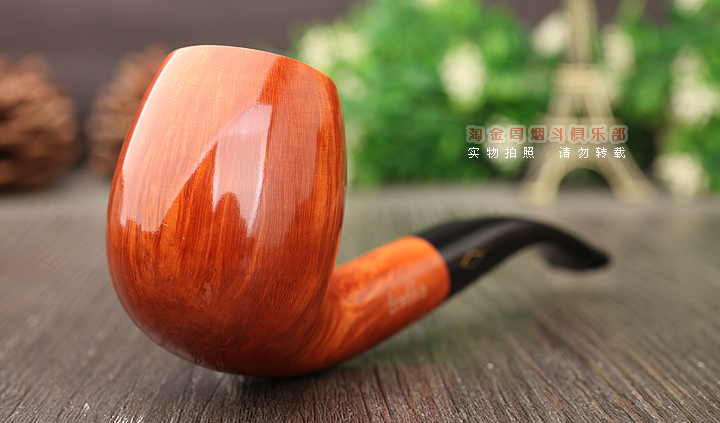 意大利brebbia芭比石楠木烟斗 junior Ambra 2764-1