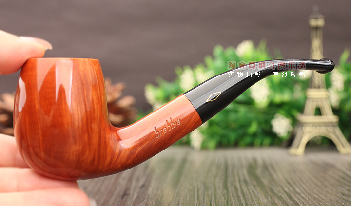 意大利brebbia芭比石楠木烟斗 junior Ambra 2764-10