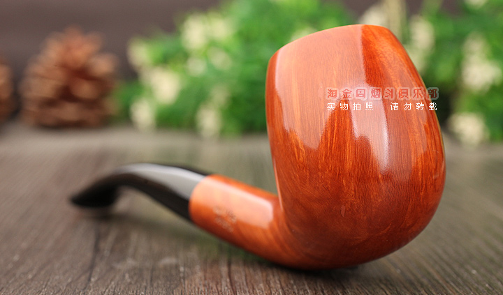 意大利brebbia芭比石楠木烟斗 junior Ambra 2764-2