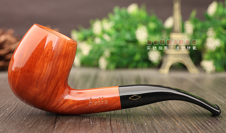 意大利brebbia芭比石楠木烟斗 junior Ambra 2764-3