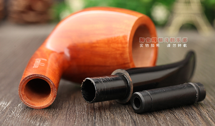 意大利brebbia芭比石楠木烟斗 junior Ambra 2764-6