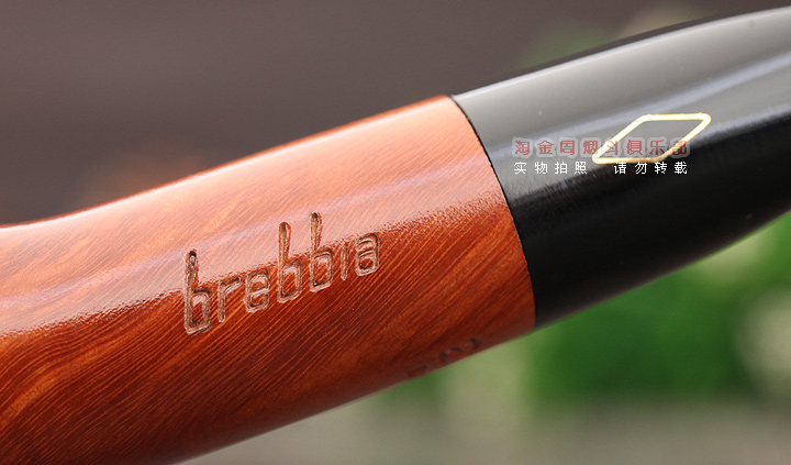 意大利brebbia芭比石楠木烟斗 junior Ambra 2764-7