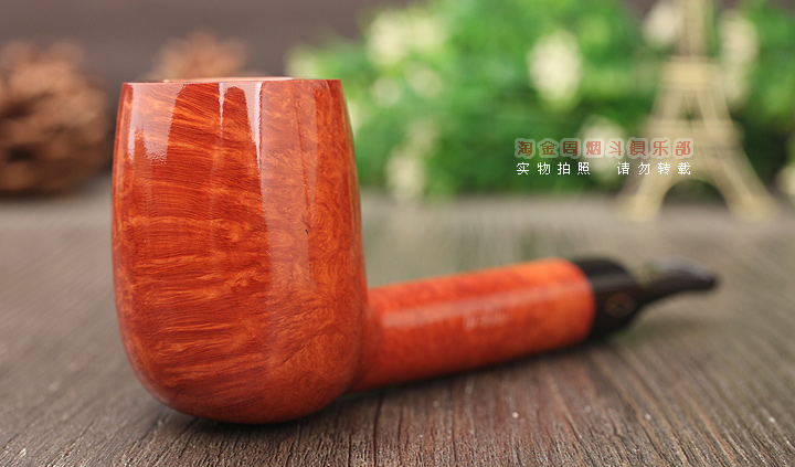 意大利brebbia芭比石楠木烟斗 junior Ambra 2773-1