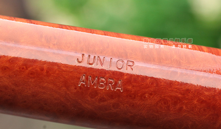 意大利brebbia芭比石楠木烟斗 junior Ambra 2773-7
