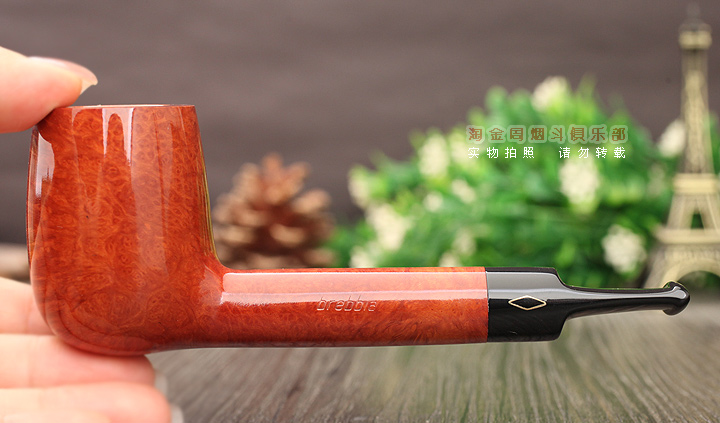 意大利brebbia芭比石楠木烟斗 junior Ambra 2773-9
