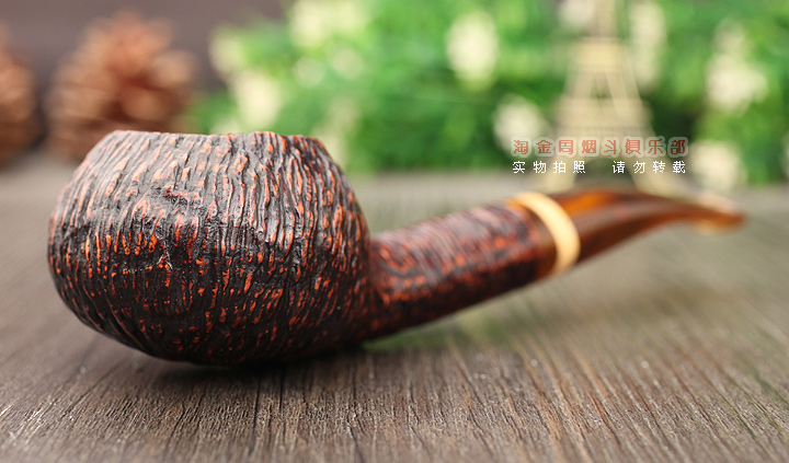 意大利brebbia芭比石楠木烟斗 忍者岩刻NINJA ROCK 301-1