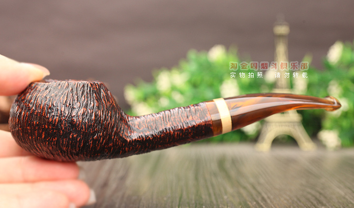 意大利brebbia芭比石楠木烟斗 忍者岩刻NINJA ROCK 301-8